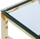 Консольный стол Garda Decor GY-CST2051214GOLD (Золото/Золото,Прозрачный)