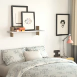 Полка прямая MUST SHELF LEVE (ЛДСП/Дуб,Белый) арт.LEV00913