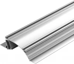 Профиль с экраном ALM-ARC-SINGLE-2000 ANOD+FROST (Алюминий) 029850 Arlight