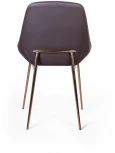 Стул Oscar экокожа soft touch коричневый, декор розовое золото Top Concept 2001000000654