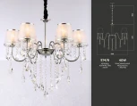 Подвесная люстра Ambrella Traditional TR4588 (220V, на цепи)