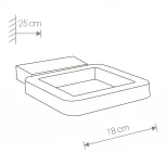 Настенный светильник уличный Nowodvorski Thika 9120 (LED, 220V, IP54)