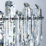 Подвесная люстра каскадная Divinare Bellatrix 3510/02 SP-18 (220V, хрусталь, на тросе)