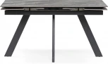 Керамический стол Woodville Невис 140(200)х80х76 оробико / черный 553537