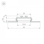 Профиль KLUS-LOCK-FM-2000 ANOD (Алюминий) 019185 Arlight