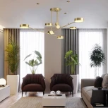 Люстра Technum Led Gold ImperiumLoft Technum-Led-Gold01 (141063-26)