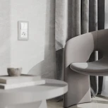 Рамка на 2 поста (дымчатый/белый, soft-touch) Werkel W0023067 (a067260)