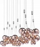 Подвесной светильник каскадный iLedex Selfie 19152P/3-6W-3000K CP (220V, на проводе, шарики)