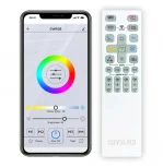 Потолочная люстра RGB Citilux Альпина CL718A80G (LED, 220V, пульт управления, управление смартфоном, голосовое управление, умный дом - Алиса, Маруся, Сири, круглые)