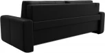 Диван прямой Лига-031 (Черный/Экокожа) Лига Диванов арт.121277