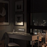 Рамка на 4 поста Acrylic (графит) Werkel W0042704 (a062132)