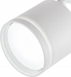 Трековый светильник однофазный Escada 20009 1x15Вт GX53, металл, белый матовый (220V, круглые)