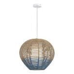 Подвесной светильник ST Luce Vimini SL1514.513.01 Белый/Бежевый, Синий E27 1*40W