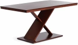 Стол ALVEST (mod. T-161) Темный орех (HN GLAZE) (дерево гевея, МДФ)
