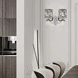 Бра Arte Milano Florentia-4957 304957/2W Bk/Ni (220V)