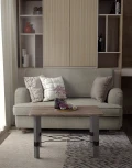 Стол журнальный Лючия 4102 серый бетон/серый/дуб крымский состаренный от фабрики Mebelik