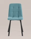 Стул Stool Group Oliver Square велюр пыльно-голубой УТ000034874