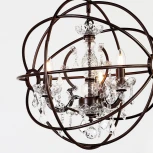 Подвесная люстра Favourite Orbit 1834-3P (220V, на цепи, подсвечник, свеча, шар)