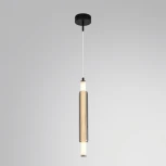 Бра/подвесной светильник Lumion Trendy 6556/15WCL черный/дымчатый, металл/акрил/стекло LED 15W 4000К 220V