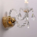 Бра Favourite Simone 1736-1W (220V, хрусталь, подвески, подсвечник, свеча)