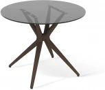 Стол SHT-TU30/TT26 90 СТЕКЛО коричневый/дымчатый Sheffilton SHT-TU30 7304079202