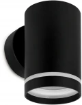 Настенный светильник Feron Рио 11708 DH1001, на стену, GX53, черный (220V, круглые, IP54)