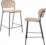 Комплект из 2-х стульев Bradex Home полубарных Bradex Home Carol терракотовый (FR 0818P)