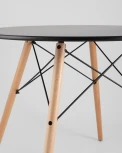 Стол Stool Group Eames DSW D80 черный УТ000001475