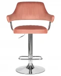 Стул барный DOBRIN CHARLY (пудрово-розовый велюр (MJ9-32))