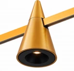 Трековый светильник магнитный ST Luce Farm ST813.246.05 Золотистый LED 1*5W 4000K