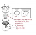 Прожектор уличный светодиодный Oasis Light TUBE LED W6332-3К Gr (220V, IP65)