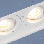 Встраиваемый точечный светильник Elektrostandard 1071 1071/2 MR16 WH белый (220V)