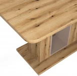 Стол обеденный Toscana (120+40) дуб эвок прибрежный/глиняный серый Top Concept 12867