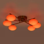 Потолочная люстра RGB на штанге Citilux Atman Smart CL226A163 (LED, 220V, голосовое управление, пульт управления, управление смартфоном, умный дом - Алиса, Маруся, Салют)