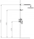Душевой комплект Bronze de Luxe 10138F