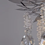 Потолочная люстра на штанге хрустальная Reluce 01108-0.3-340 CR (220V)