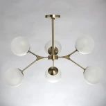 Потолочная люстра на штанге DeMarkt Оливия 306014006 (220V, шарики)