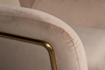 Кресло Garda Decor 46AS-AR2976-BG (Золото/Бежевый)