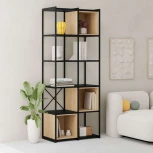 Стеллаж прямой VALE MIDI BOOKCASE LEVE (Черный) арт.LEV01099