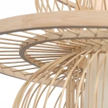 Подвесной светильник ST Luce Alma SL6241.513.01 Древесный/Белый E27 1*40W (220V, на проводе)