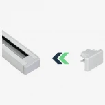 Заглушка для накладного шинопровода Hesby Lighting Skylite HSBL_0034