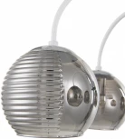 Потолочная люстра на штанге Arte Milano Napoli 320719/3 CR+WH (220V, шар)