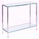 Консольный стол AllConsoles 1081-CS clear серебряный