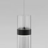 Подвесной светильник Lumen 50244/1 LED черный/прозрачный (220V, на проводе)