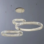 Подвесной светильник Divinare Renata 1135/02 SP-90 (LED, 220V, хрусталь, на тросе, кольцо)