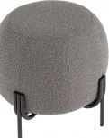 Пуф Флик букле тёмно-серый УТ000036756