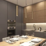 Подвесной светильник Denkirs Tube DK4050-BG (220V, на проводе, круглые)