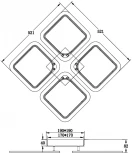 Потолочная люстра Freya Radane FR10020CL-L70W