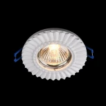 Встраиваемый точечный светильник Maytoni Gyps Classic DL281-1-01-W