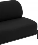 Диван Stool Group Стоун рогожка черный УТ000036925